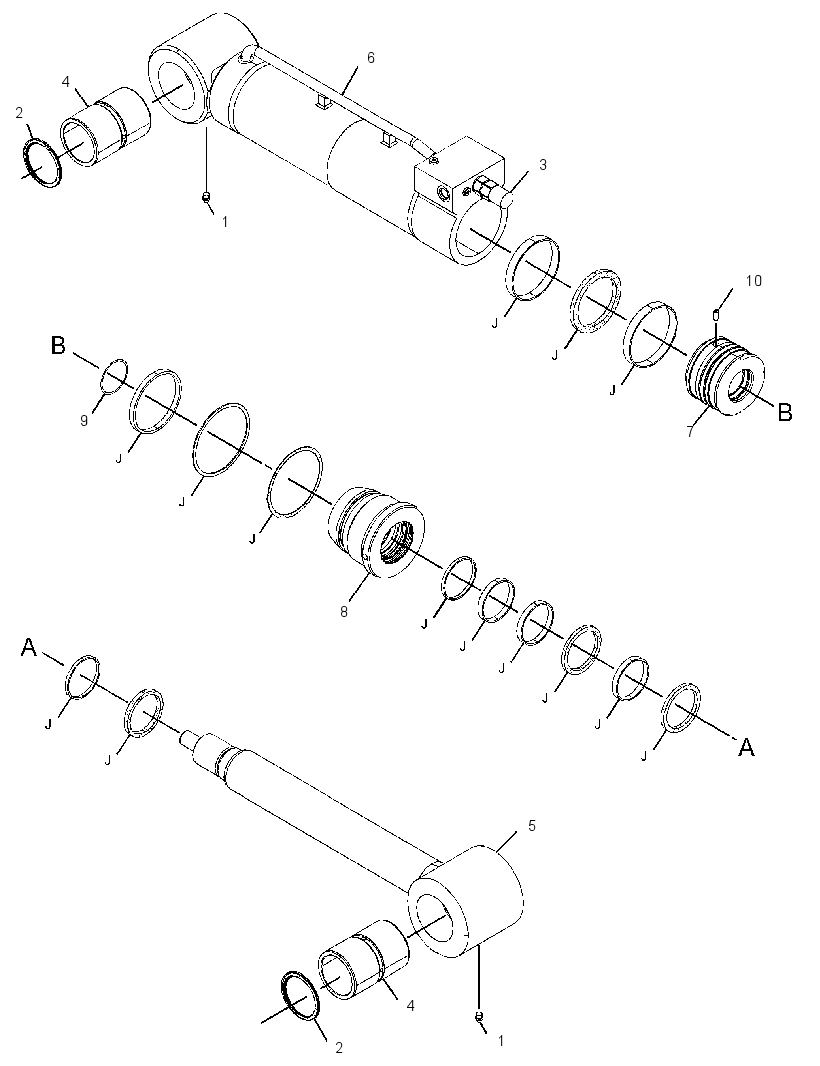 CYLINDER GP-GRAPPLE 3536891 CAT