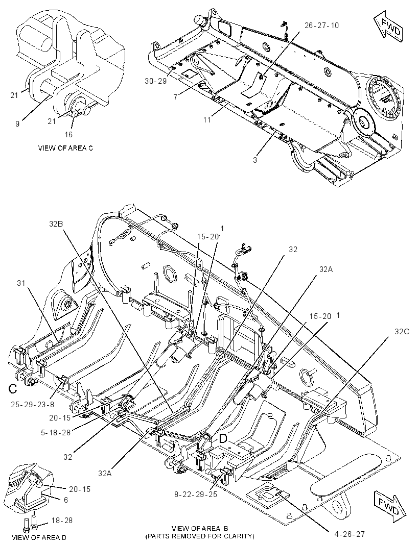 GUARD AR-BOTTOM 3411561 CAT