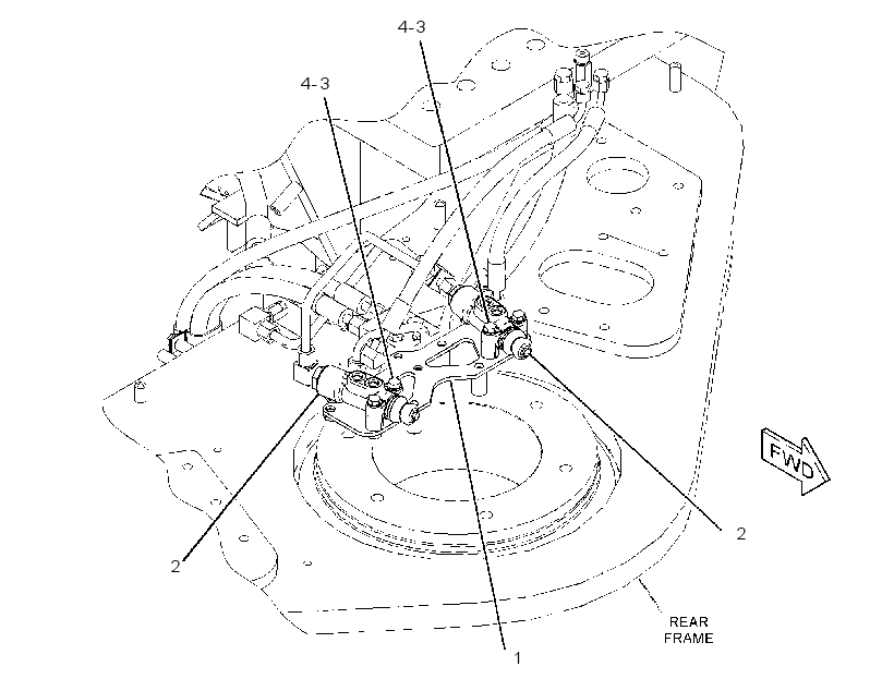 VALVE & MTG GP-STEERING NEUT 3679673 CAT