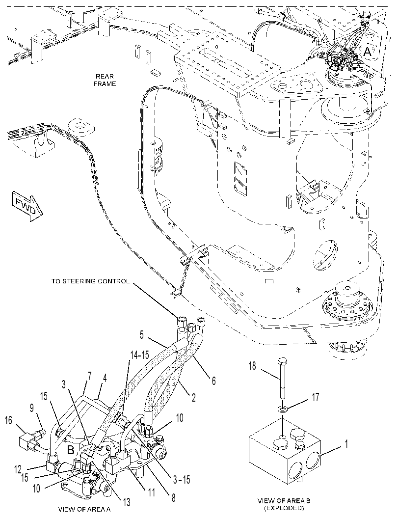 VALVE & LINES GP-STEERING NEUT 3510600 CAT