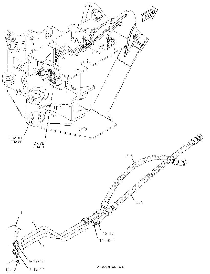 LINES GP-BRAKE COOLING 3221675 CAT