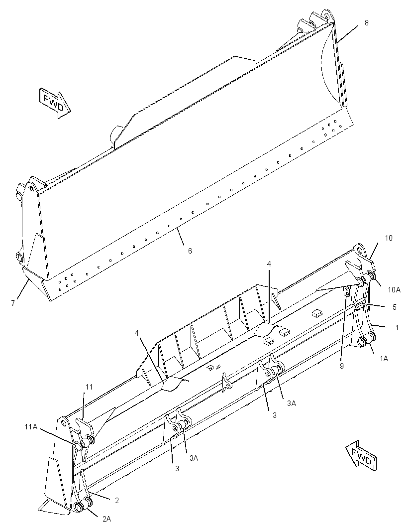 BLADE AS-STRAIGHT 3341773 CAT