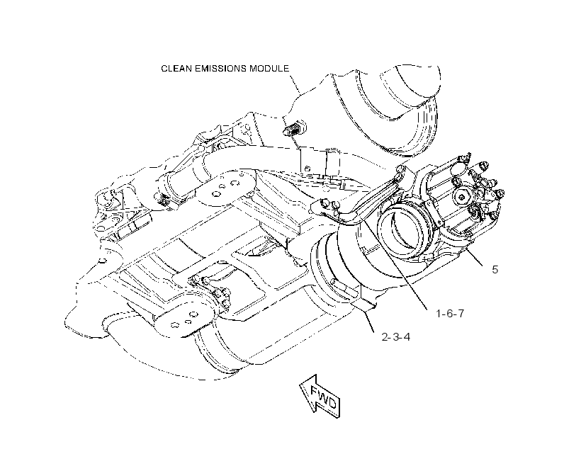 COMBUSTION & MTG GP-EXHAUST 3649015 CAT