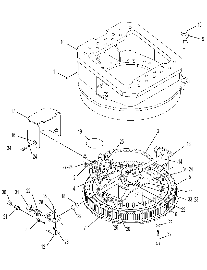 ROTATOR GP-HYDRAULIC 2704968 CAT
