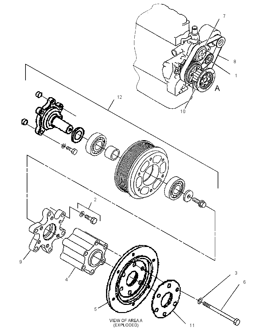 PULLEY GP-ENGINE 3277270 CAT