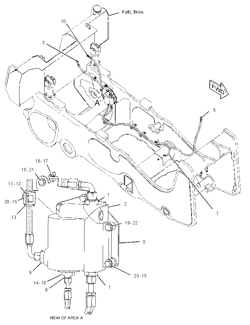 HEATER GP-FUEL 3669526 CAT
