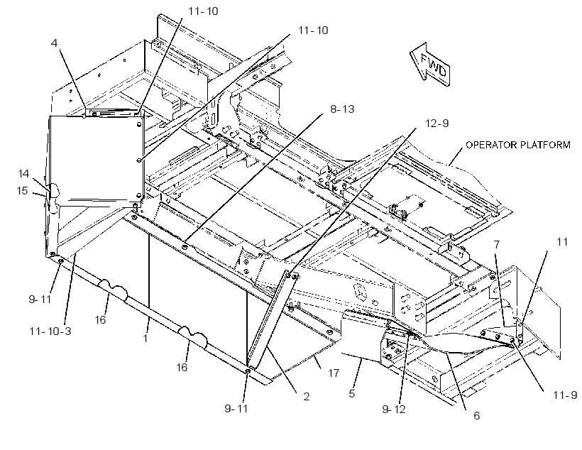 ENCLOSURE GP-HYDRAULIC TANK 3298886 CAT