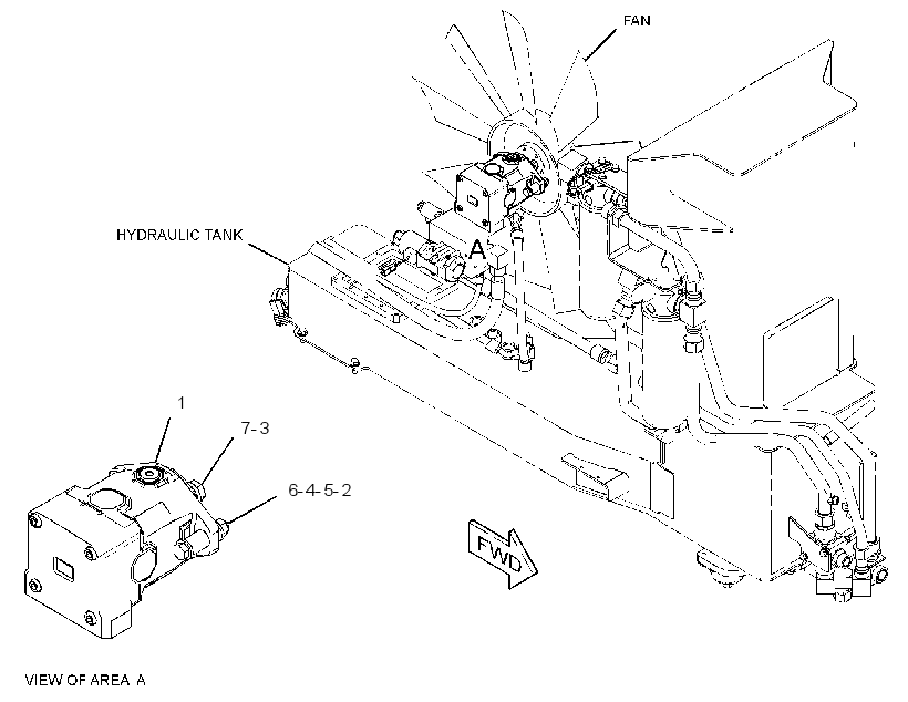 MOTOR GP-HYDRAULIC 3541792 CAT