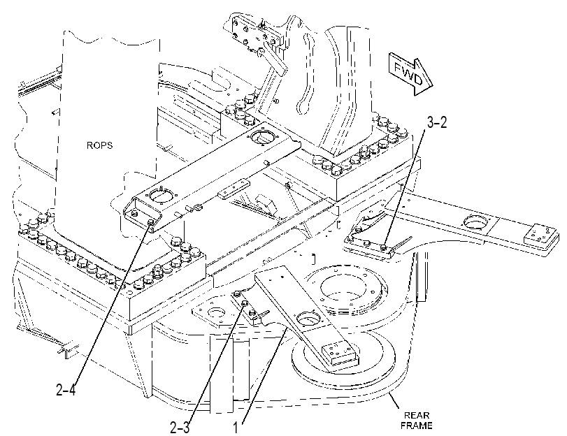 MOUNTING GP-PLATFORM BRACKET 3464178 CAT