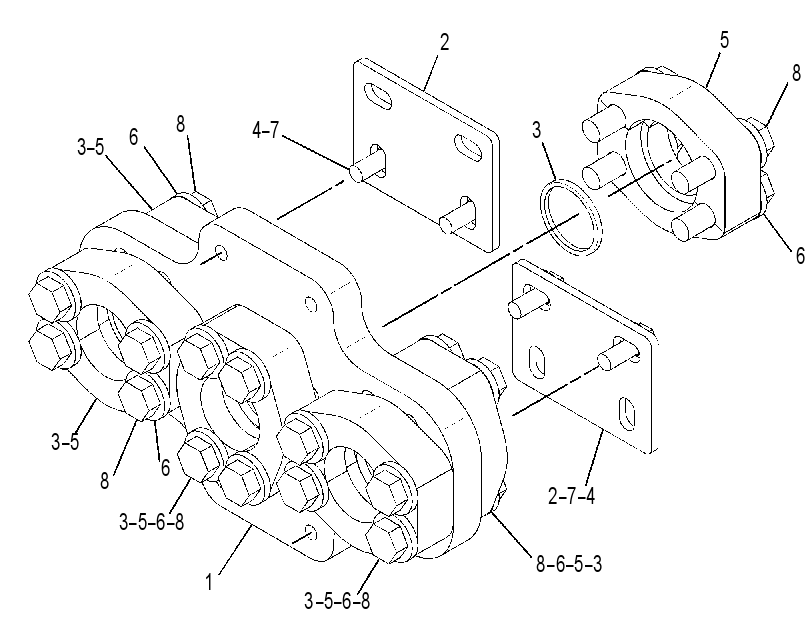 MOUNTING GP-CONTROL VALVE 3694117 CAT