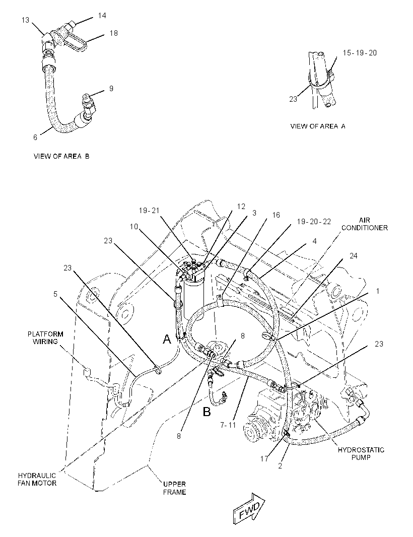 FILTER & LINES GP-HYDRAULIC 3561917 CAT
