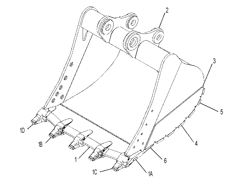 BUCKET AS-SEVERE SERVICE SPADE 4762339 CAT