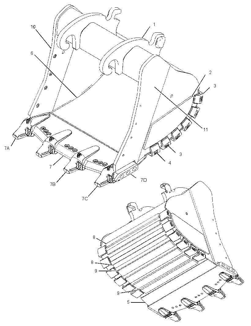 BUCKET AS-EXTREME SERVICE ROCK 3562093 CAT