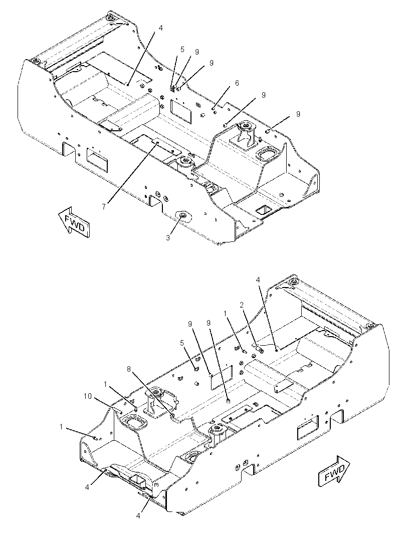 FRAME AS-LOWER 3265473 CAT