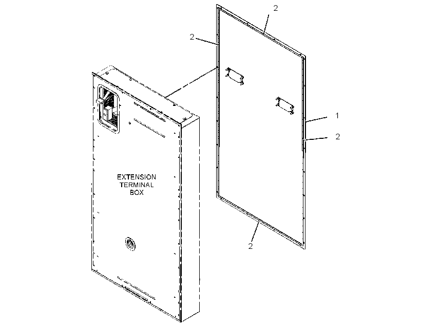 COVER AS-EXTENSION BOX 3617133 CAT