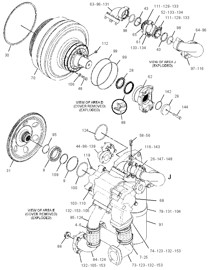 TORQUE CONVERTER AR 3727954 CAT