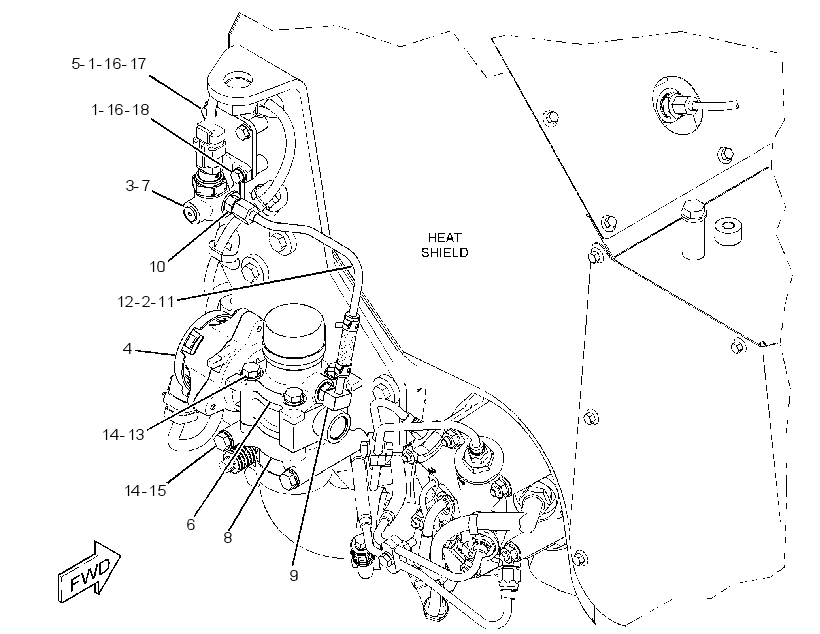 VALVE & MTG GP-AIR CONTROL 3580046 CAT
