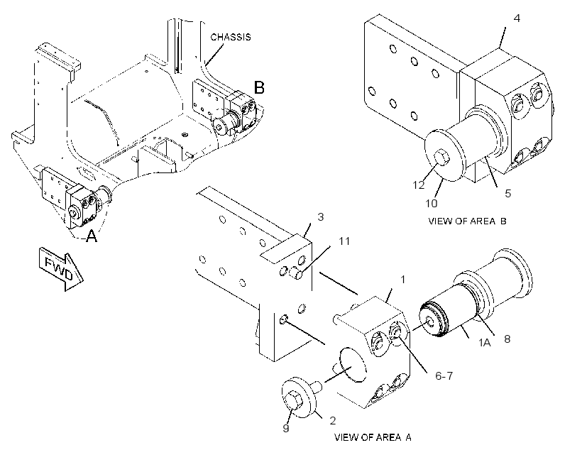 MOUNTING GP-BUMPER 3170041 CAT