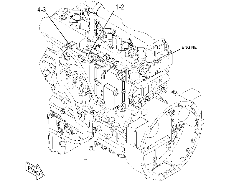 MOUNTING GP-FUEL LINE 3774059 CAT