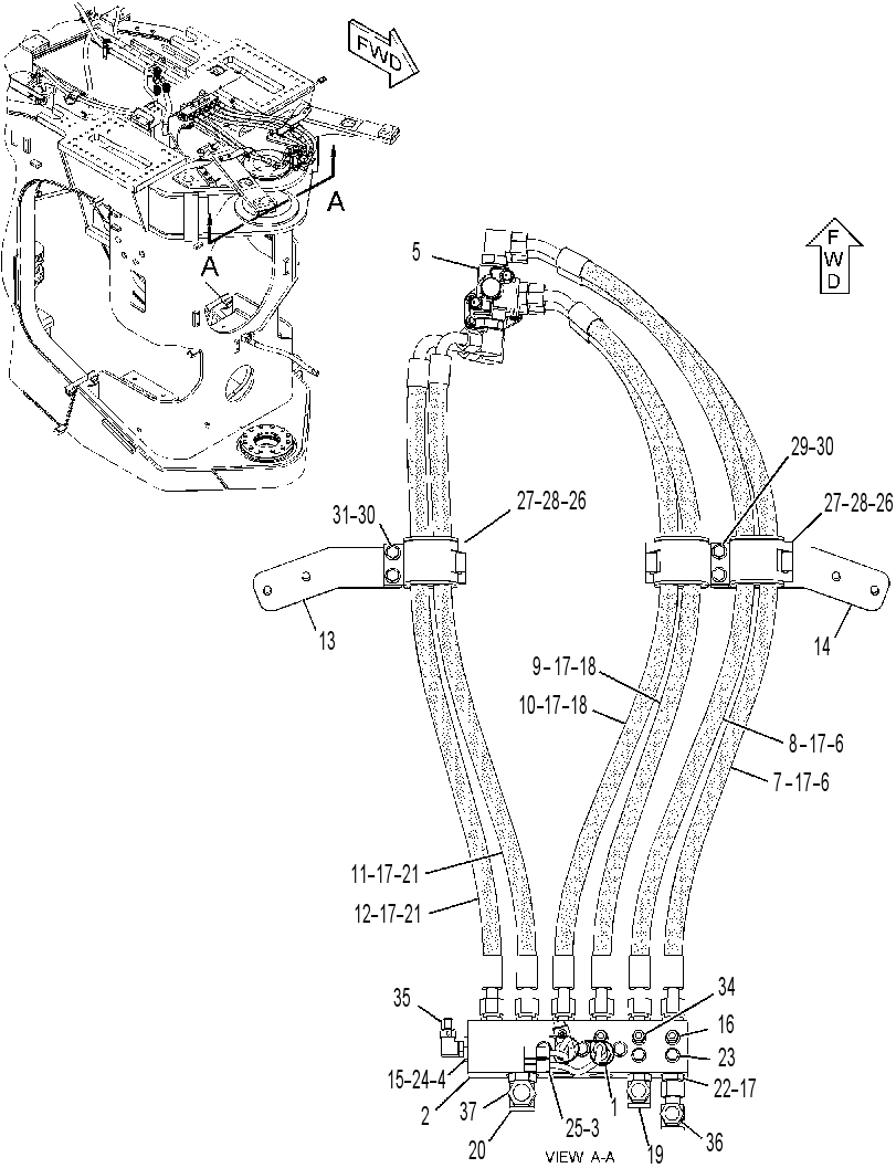 VALVE & MTG GP-BRAKE CONTROL 3685653 CAT
