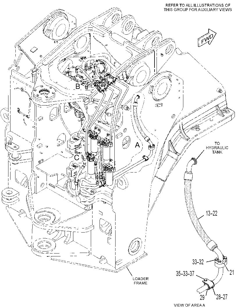 LINES GP-CASE DRAIN 3221695 CAT