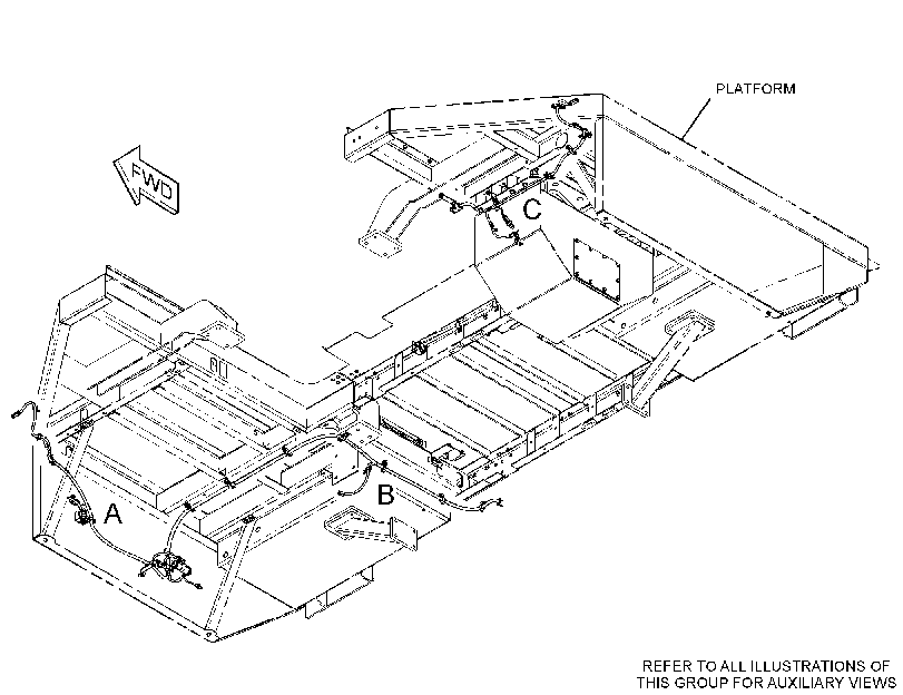 Проводка площадки 3517150 CAT