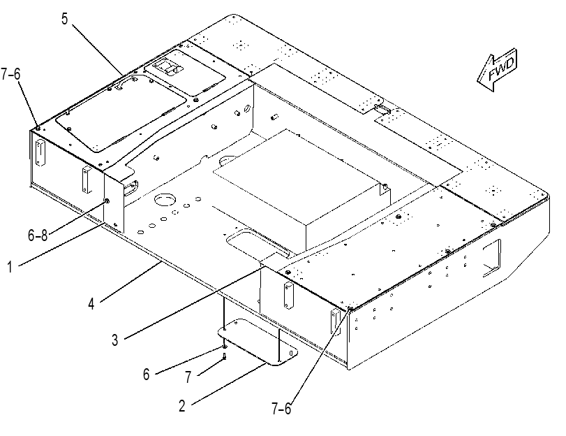 BUMPER GP-REAR 3297412 CAT
