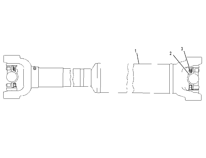 Вал приводной 9R1231 CAT