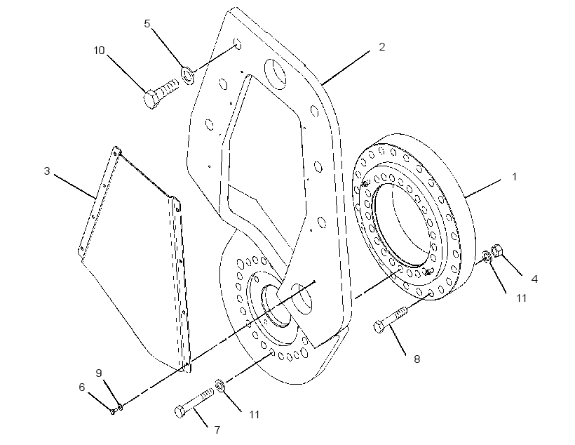 SUPPORT GP-MOTOR 1896317 CAT