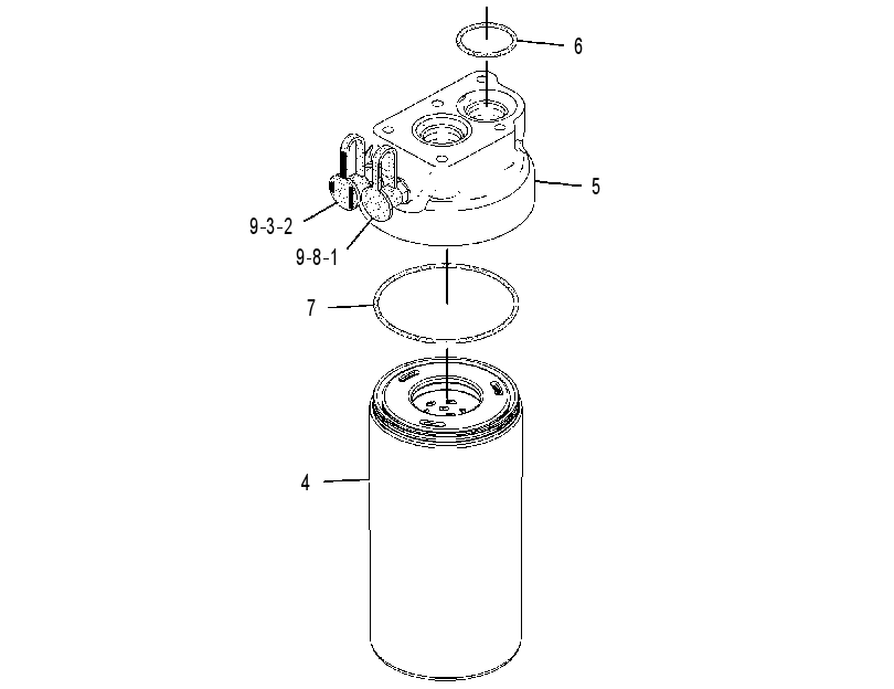 FILTER & MTG GP-OIL 3203067 CAT