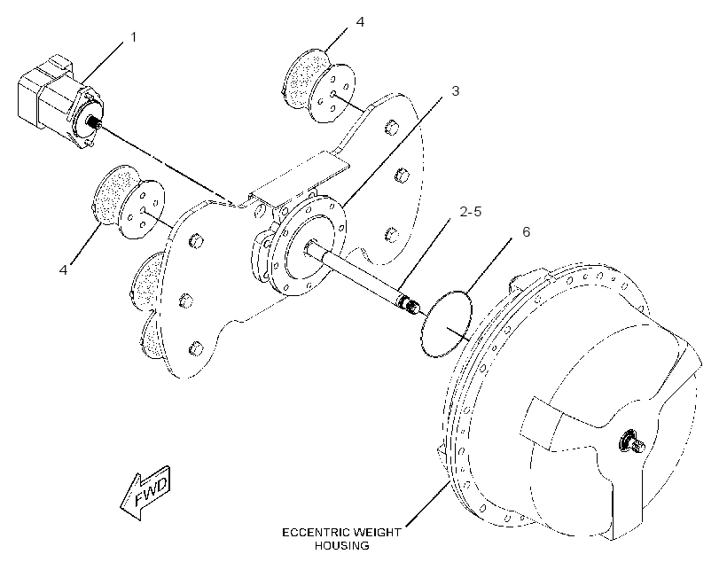 DRIVE GP-SUPPORT & VIBRATORY 2916825 CAT
