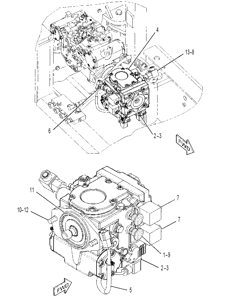PUMP & MTG GP-VIBRATORY 3262352 CAT