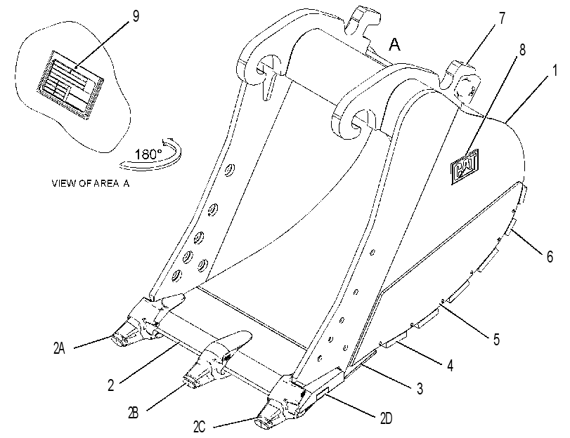 BUCKET GP-SEVERE SERVICE ROCK 3422277 CAT