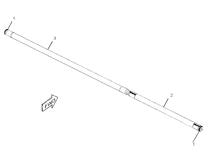 SHAFT GP-AXLE 3168758 CAT