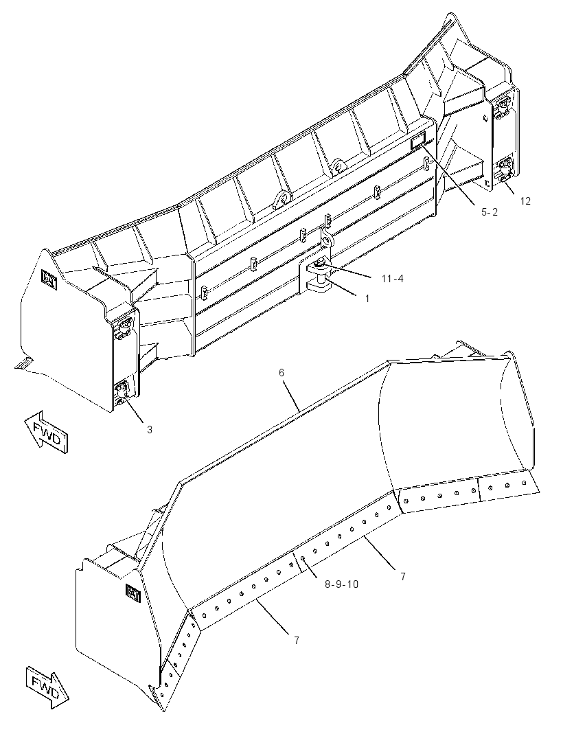 BLADE GP-UNIVERSAL 3731376 CAT