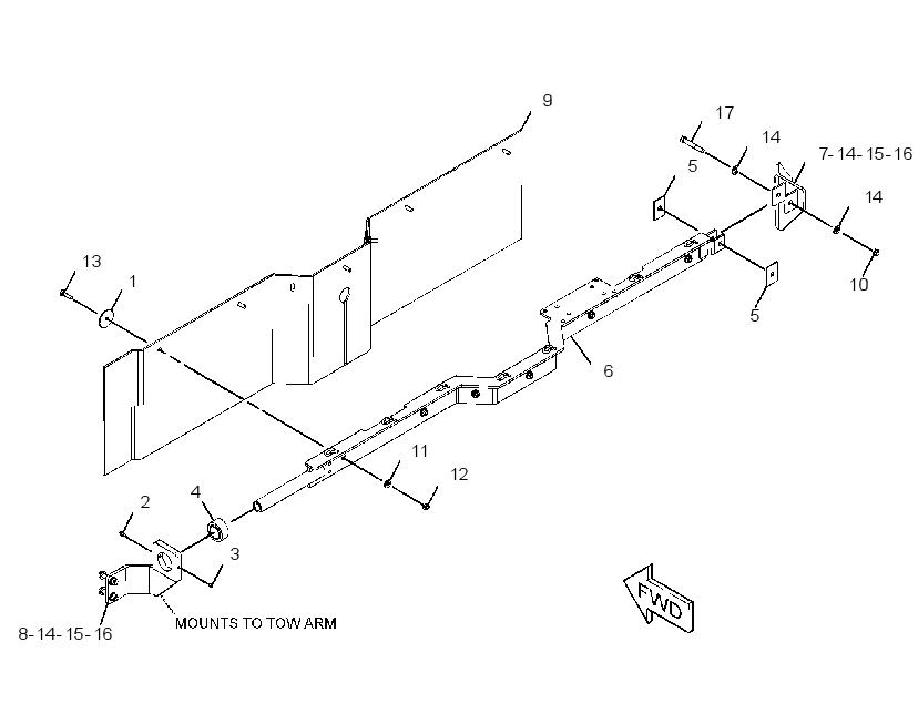 BEAM GP-TRANSVERSE 3331224 CAT