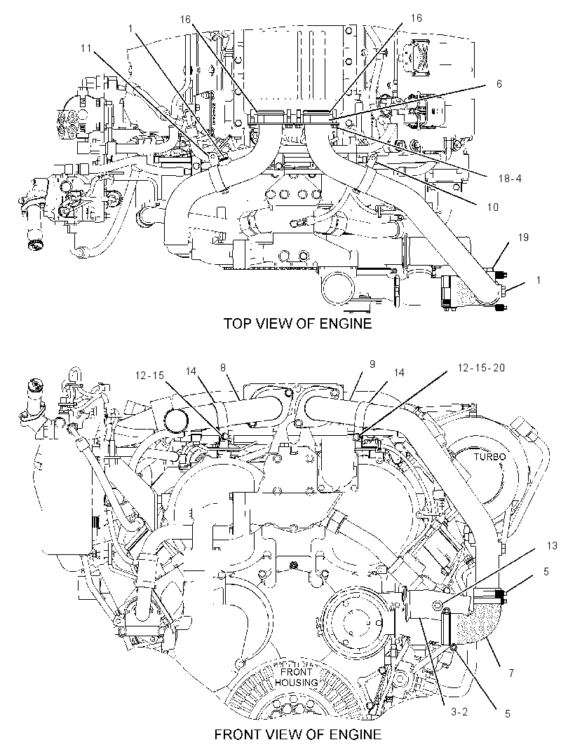 LINES GP-AUXILIARY SEA WATER 2867013 CAT