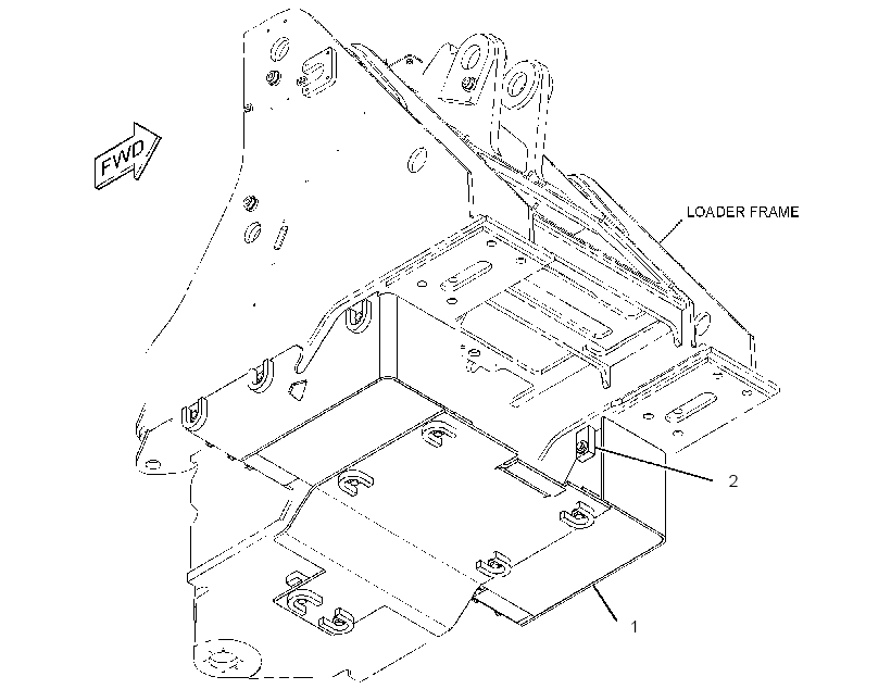 GUARD GP-LOADER FRAME 3530202 CAT