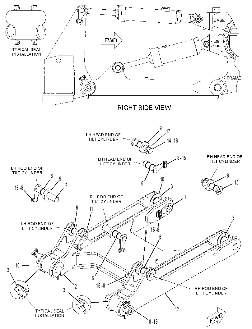 FRAME GP-RIPPER 1306459 CAT