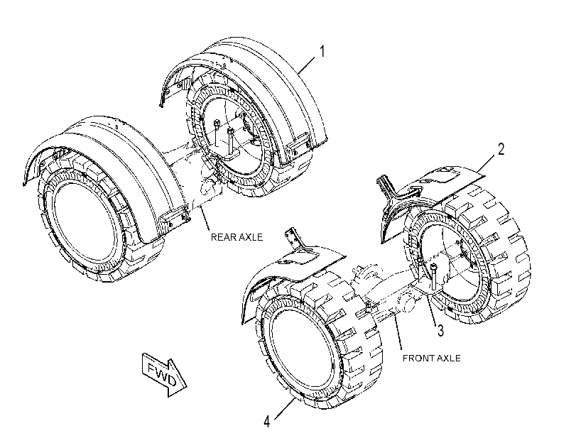 WHEEL & FENDER AR 3678903 CAT