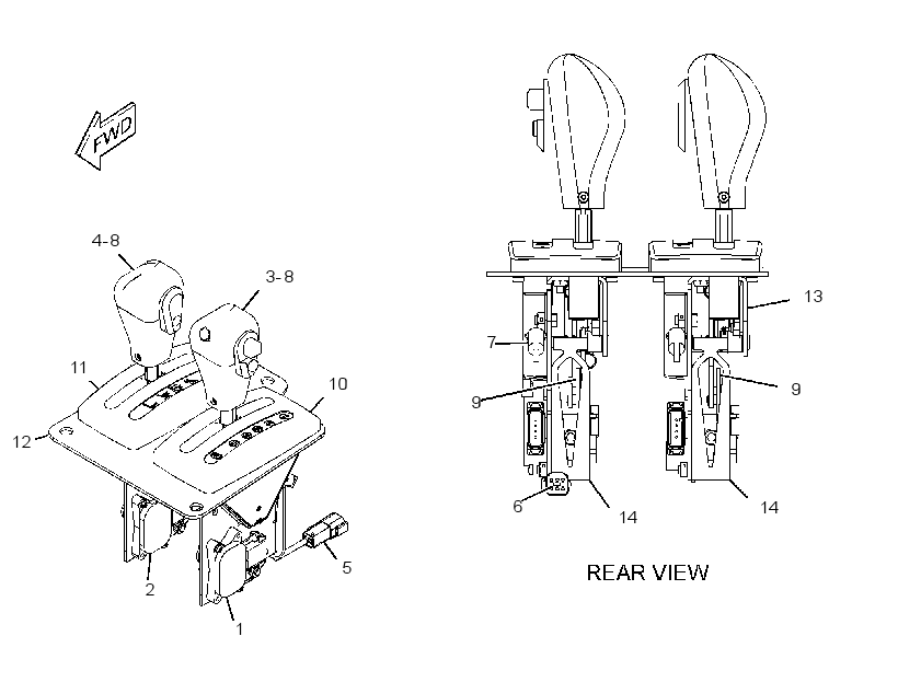 CONTROL GP-XMSN & HOIST 3006862 CAT
