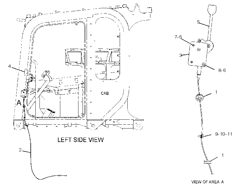 CABLE GP-CONTROL 3404980 CAT