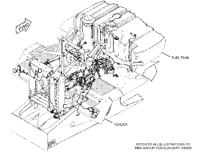 Проводка двигателя 3503170 CAT