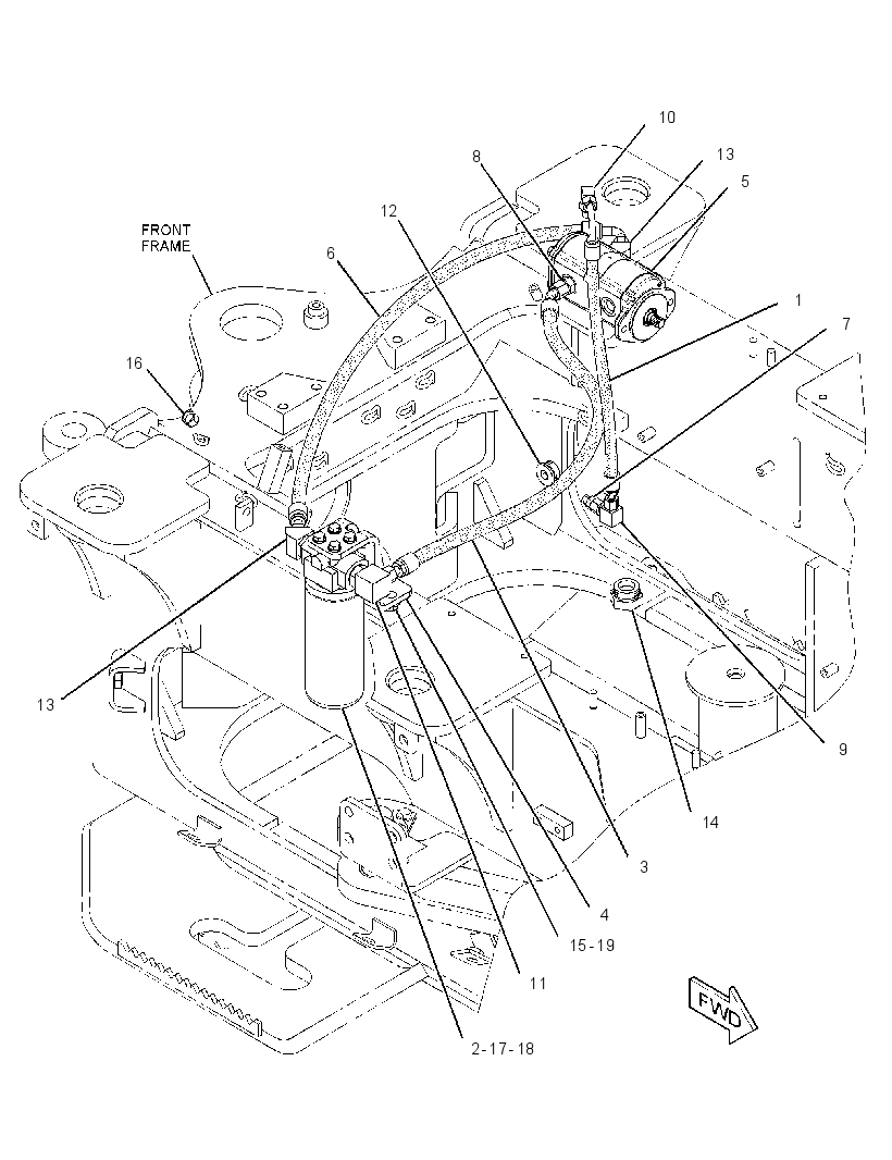 LINES GP-WINCH 3291079 CAT