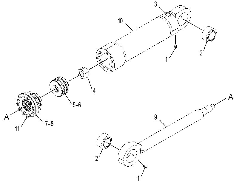 CYLINDER GP-GRAPPLE 3748220 CAT