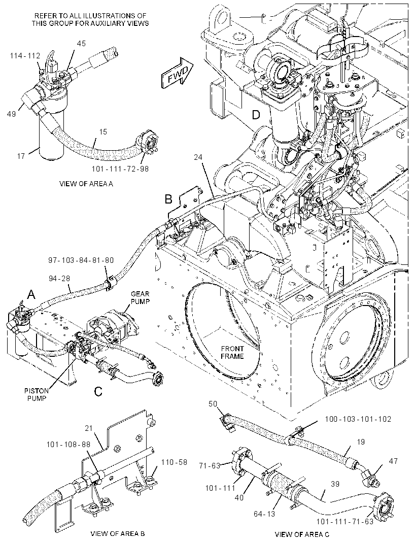 LINES GP-CUSHION-HITCH 3105530 CAT