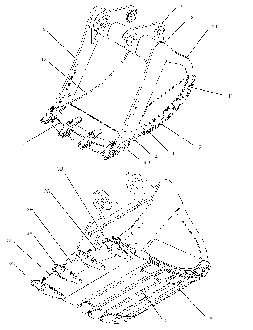 BUCKET AS-EXTREME SERVICE ROCK 3686211 CAT