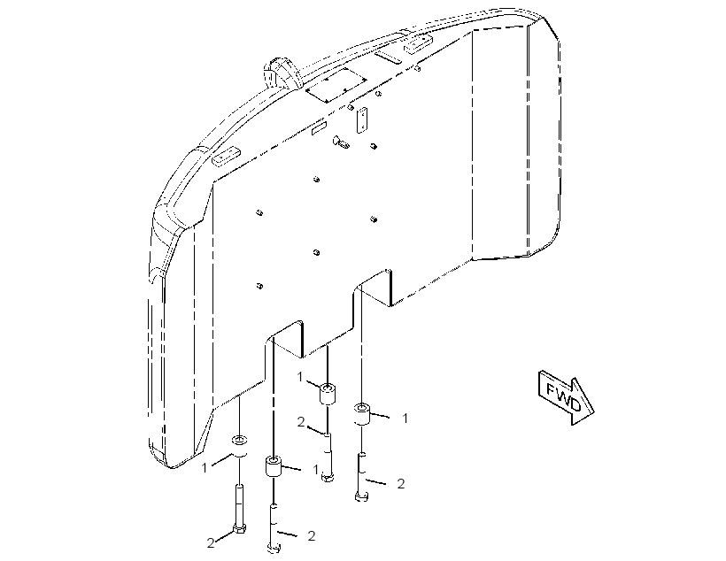 MOUNTING GP-COUNTERWEIGHT 3776719 CAT