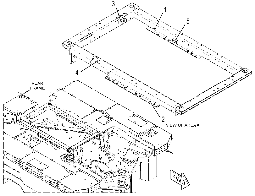 FRAME AS-DOOR 3438640 CAT