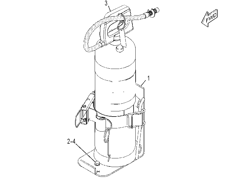 FIRE EXTINGUISHER GP 2762790 CAT